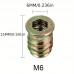 Suntree Metal hardware, namely, nuts 100pcs Plated Colored Zinc Hexagonal Nuts, Wood Insert Interface Screws Nuts
