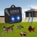 Livearth Dog repellents Blue Light Waterproof Solar Animal Repeller Predator LED  For Wolf Coyote Fox Skunk Raccoon Rabbit Cat Dog Deer Repellent Outdoor For Garden, Yard, Farm, Chicken Coop