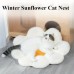 Mangobaby Pet cushions Cozy Plush Cat - All-Season Warm Pet Nest, Modern Style, Thick Cushioned Mat for Cats & Small Dogs, Indoor Comfort Sleeping Pad