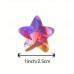 Eggdeer Stickers Laser Holographic Star Stickers Colorful Handmade Stickers Gift Decoration Labels Reward Stationery Stickers 100pcs