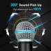 Technologycat Microphones Dual Handheld Wireless Microphone System, Cordless with Rechargeable Receiver, 20H Battery Life, 30.48meter Range, Karaoke for Singing, Weddings, DJs, Parties, Speeches