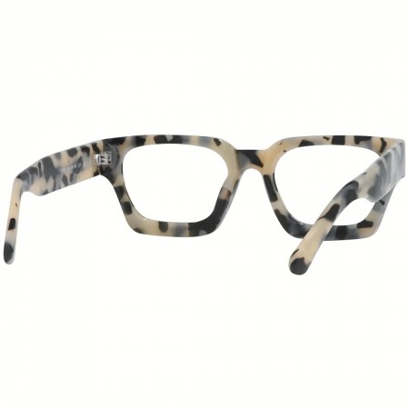 Music beaver Eyeglasses Classic Tortoise Shell Acetate Eyeglasses - Unisex Fashion Square Frame Glasses for Running, Comfortable Decorative Eyewear