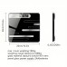 Rosewhale Scales Sleek Black Digital Body Scale with LCD Display - Precision Weighing, Battery-Operated (AAA), Ideal for Health Monitoring, Durable Plastic, No Batteries Included