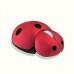 Futurecloud Computer mouse Dual Mode Wireless Cute Ladybug Design Mouse - Optical Plastic Office Laptop, Desktop, and Tablet Mouse with No Battery Included