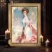 Bellcat Picture Frames  Elegant Vintage Golden Frame Art - 20.32x25.4cm Antique-Style Ornate Picture Frame for Oil Paintings & Prints, Perfect for Living Room Wall Decor