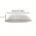FANTASY FUTURE Pillows Versatile Oat Fiber Pillow with Neck Support, Zippered Polyester Cover, Machine Washable - White 2pcs