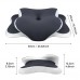 Roomagic Pillows Cooling Memory Foam Neck Pillow for Side Sleepers - Odorless, Allergy-Friendly Contour Design with Enhanced Neck Support Hand-Washable, Pillows for Sleeping