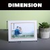 Actoroom Paper photo frames 50pcs White Paper Picture Frames with Easel, 10.16x15.24 cm - Perfect for DIY Crafts, Collages, Classroom Displays & Wedding Decor
