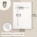 Enjoycity Paper photo frames 60pcs Modern White Paper Picture Frames 4x6 with Easel - Perfect for DIY, Weddings & Classroom Decor