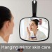 Awakencat Hand mirrors Character-Themed Handheld Vanity Mirror, 10.3"x7.3" - Polished Glass, Portable, Wall-Mountable, Unscented, No Battery Required, Dresser Mount, Plastic Frame