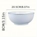 Technologybaby Bowls 2pcs Ceramic Noodle Bowls - Large Capacity Soup Bowls, Microwave Safe Round Dinner Bowls, Suitable for Soup, Rice, Noodles, Salad - Suitable for Home, Dormitory, Kitchen, Restaurant Use