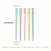 Petrain Chopsticks 5 Pairs of Cherry Blossom Chopsticks Glass Fiber Chopsticks Reusable Chopsticks Dishwasher Cleanable Chopsticks Suitable for Home Restaurants Travel Outdoor Parties Christmas Valentine's Day Gifts Colorful