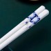 Jellytiger Chopsticks Elegant 5-Pair Set of Ceramic Chopsticks - Anti-Mildew, Slip-Resistant & High-Temperature Safe for Home and Restaurant Use