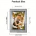 Jellycoco Picture Frames 4pcs Contemporary Glass Picture Frames, 10 X 15 Cm (4×6) Oblong Vertical Tabletop Photo Frame for Weddings, Homes, Offices, Baby Photos