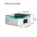 Fruitwhale Wireless speakers Vintage Vinyl Record-Inspired Wireless Speaker with RGB LED Ambient Light & - USB Rechargeable, Wireless Enabled, Dynamic Mode for Bedroom, Office, Game Room Decor - Ideal Christmas & Birthday Gift