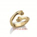 Smile earth Jewelry rings Vintage Alloy Embrace Open Ring - Fashion Statement Piece