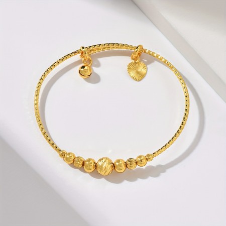 Smile earth Bracelets Vintage Simple Bangle Bracelet for Women - Adjustable Slider, No Mosaic, Daily & Gift Occasion, Season-Neutral