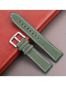coral elf Watch straps Men's Leather Watch Band Strap, Casual Style, Buckle Closure, Synthetic Leather Pin Buckle Durable Replacement Strap Accessory