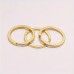 Chicstar Key rings  Simple Style Stainless Steel Key Rings, DIY Metal KeychainsBackpack Pendant Accessories 10pcs