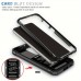Houseagle Cell phone cases For Samsung Galaxy S21 FE 5G Ring Kickstand Case Protective Hybrid Rugged Hard Shockproof Heavy Duty Holder Card Slot Camera Protection Phone Cover Black
