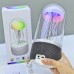 coral fish Wireless speakers Vibrant Rainbow Jellyfish Speaker - Wireless, Wireless-Enabled with 360° Surround Sound & LED Light Show, Rechargeable 1200mAh Battery, Supports TF/Type C, Ambient Lighting for Immersive Music Experience