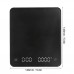 Sharkite Scales 3000g/0.1g High Precision Digital Espresso Coffee Scale with Mini Smart Timer, USB, and Kitchen Gadgets for Men and Women