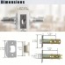 All-purpose king Door handles of metal 2pcs Heavy Duty Stainless Steel Door Handle Lock Set with Keys - Perfect for Interior, Exterior, and Privacy Doors