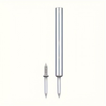 All-purpose king Metal nails Rust-proof Double-headed 50pcs Hidden Nails - Easy to Install for Wooden Decoration and Kick Lines - 1 Tool Included, Essential for High-Quality Home Decoration