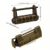 Dayland Metal locks 2pcs Vintage Floral & Bird Design Zinc Alloy Combination Lock Set - Antique Brass Finish with Intricate Engravings, Ideal for Jewelry Boxes & Collectible Decorations, Vintage Jewelry