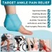 Rabbitop Therapeutic cold therapy packs Reusable Ankle Ice Pack Wrap for Swollen Feet, Plantar Fasciitis & Foot Pain Relief - Hot/Cold Compression Gel Pouch for Sprains