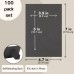 Aospenice Paper photo frames 100pcs Modern Black Paper Picture Frames Perfect for DIY Crafts & Home Decor, Horizontal Cardboard Photo Easels