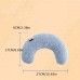 Rabbitcat Pet cushions Cat Sleeping Moon Shape Pillow Small Dog Plush  Sleeping Mat For Indoor Cats And Puppies