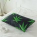 Mangobaby Pillows Green Leaf Pattern Pillow, Standard Style, Polyester Cover and Fill, Zipper Closure, Machine Washable, All-Season Multipurpose Decorative Throw Pillow for Bed 2pcs