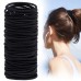 Smileland Hair ties Solid Color Elastic Hair Ties - Non Slip Ponytail Holders for Trendy Hair Styling - Daily Use - Simple and Stylish 80pcs