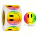 Eggeagle Stickers Rainbow Expression Stickers With Circular Packaging Decoration, Universal Color Expression Stickers, Reward Stickers, Gift Decoration, And Reward Expression Stickers Suitable For Home And School, Box Seal Sticker 100pcs