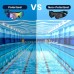 Shelldaer Swim goggles Large Frame High-definition Electroplated Swimming Goggles Waterproof And Anti-fog Adult Men's And Women's Professional Outdoor Training Swimming Goggles