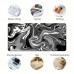 Eggeagle Desk mats Extra-Large Twisted Grey Gaming Mouse Pad - Thick Non-Slip Waterproof Rubber Desk Mat with Precision Edging for Gamers and Office Use, Oblong Non-Slip Material Mousepad with Thermal Insulation Features 30*80