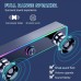 Cloudangle Wireless speakers Computer Speakers - USB Powered Wired Stereo Sound Bar, Dual Speaker 2. 0 Channel, Non-Water Resistant Desktop Speakers for PC, Laptop with LED Lights, Wall/Tabletop Mountable