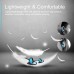 Mangoangle Headphones USB-Powered Open-Ear Swimming Headphones, In-Ear Noise Cancelling Fitness Earphones, Durable Other Plastic Build, with Intelligent Voice Prompts, for Running, Jogging, Surfing, Diving - Blue
