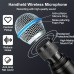 Technologycat Microphones Dual Handheld Wireless Microphone System, Cordless with Rechargeable Receiver, 20H Battery Life, 30.48meter Range, Karaoke for Singing, Weddings, DJs, Parties, Speeches