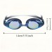 Powerfox Swim goggles Kids Sports Swim, Full Rim Oval PC Frame with Polycarbonate Prescription Youngsters' UV-Protected Swim - Leakproof