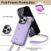 Shellrabbit Cell phone cases Crossbody Wallet Women Case For IPhone11Credit Card Holder Phone Case With Strap, PU Leather Purse With Lanyard Zipper Flip Cover