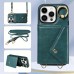 Pyramideer Cell phone cases for iPhone 12 Phone Case, for Women Men with 6 Card Holder Zipper PU Leather Protective Phone Cover Case