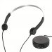 Friendeer Headphones Bone Conduction Headsets Wired Headphones Sound Pick-up AUX IN Black