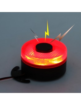 Okday Anti-theft automotive alarms Loud & Clear 12V/24V Car Reversing Alarm with LED Light - Durable ABS, Multi-Tone Siren for Enhanced Safety