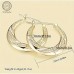 Hotcity Earrings A Pair Of Stud Earrings for Women, Golden Beads Spiral Stud Earrings, Luxurious and Beautiful, Creating Unique Style, 925 Silver Hypoallergenic, 14K Golden Plated, Holiday Gift, Style, Girlfriend, Good Friend, Beautiful Gift Box
