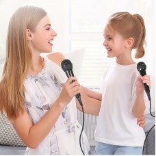 Bigbarle Microphones Wired Dynamic Microphone Pull Box Audio Karaoke Singing KTV Singing Performance Wired Handheld Microphone Mixing Console Power Amplifier Dynamic 6.5mm Plug Microphone Multi-purpose Conference Eid Al-Adha Mubarak