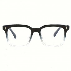 MOXNICE Eyeglasses Men's Gradient Square Frame Glasses, Simple And Stylish Glasses, Suitable For Daily Commuting, Campus, And Wedding Season
