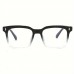 MOXNICE Eyeglasses Men's Gradient Square Frame Glasses, Simple And Stylish Glasses, Suitable For Daily Commuting, Campus, And Wedding Season