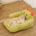 Honeyisland Pet cushions Pet Monster for Dogs & Cats - Thick Warm Cushion | Small to Large Breed Comfort | Polyester Monster Themed Pet Lounge | Non-Assembled Dog & Cat | Unique Animal Design Pet 